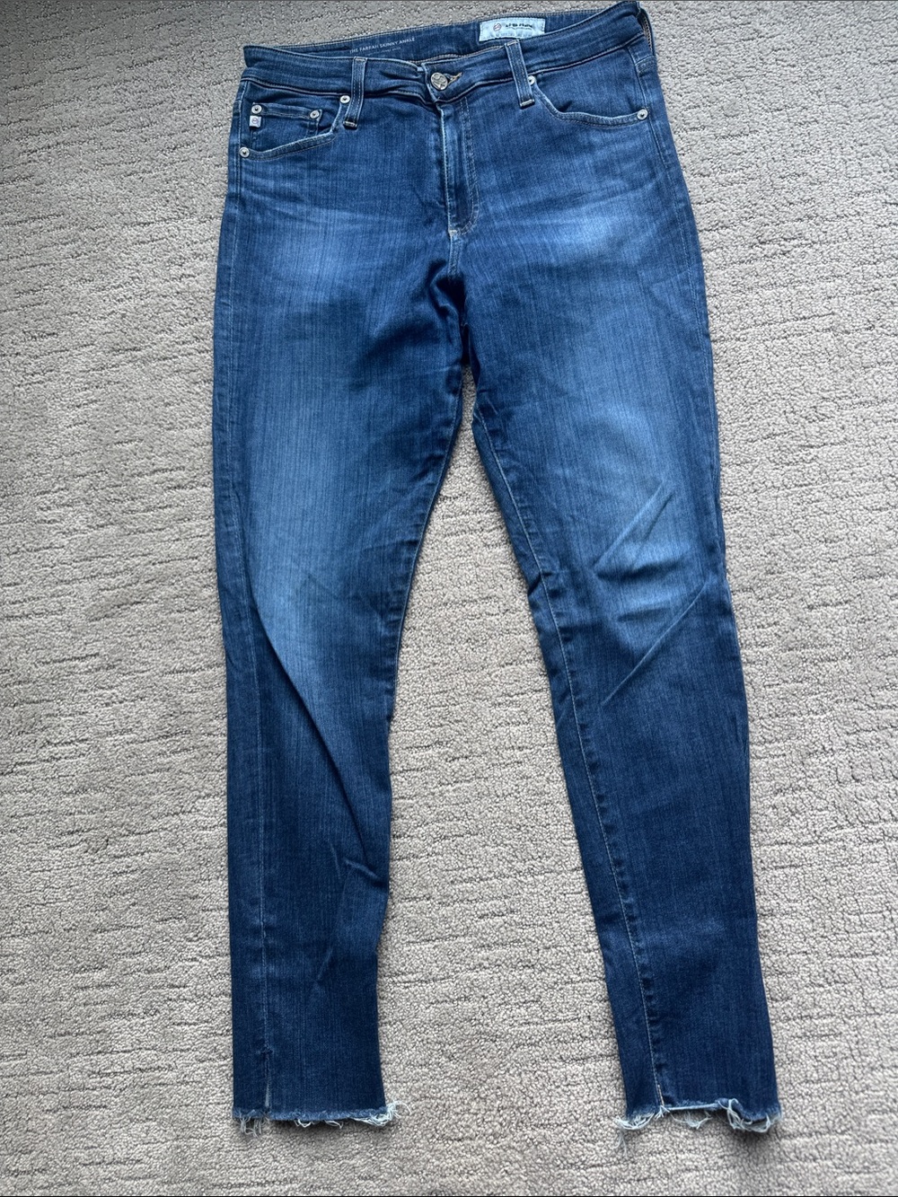 Ag Adriano Goldschmied Women's Farrah Skinny Jeans in Medium Blue Wash